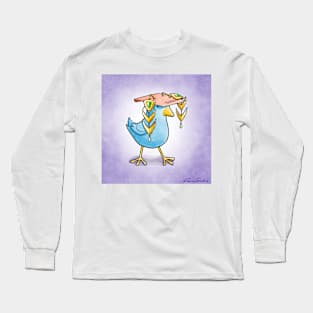 Fashion Bird - Earrings Long Sleeve T-Shirt